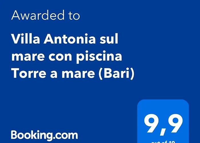 Antonia Sul Mare Con Piscina Torre A Mare וילה בארי